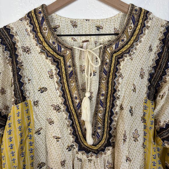 Free People But I Like It Top in Ivory Boho Size XS - Picture 3 of 7